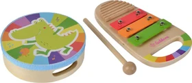Eichhorn Musik Set Trommel und Xylo