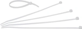 Kopp Kabelbinder 100mm x 2.5mm, 150mm x 3.6mm, 200mm x 4.6mm,, farblos, 75er-Pack