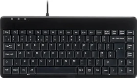 Perixx Periboard-409H mit USB-Hub, schwarz, USB, UK (10839)
