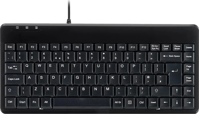 Perixx Periboard-409H mit USB-Hub, schwarz, USB, UK