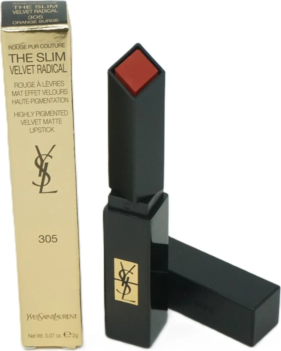 Yves Saint Laurent Rouge Pur Couture The Slim Velvet Radical Lippenstift 305 orange surge, 2.2g