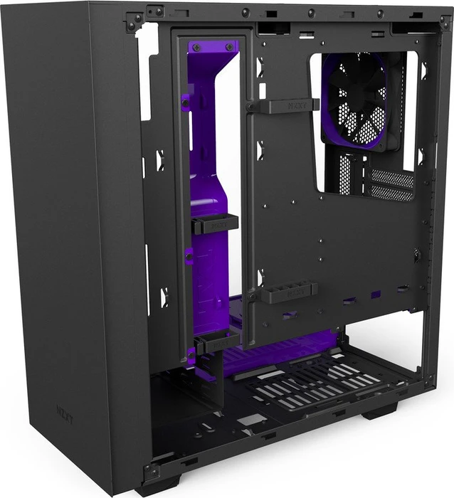 NZXT Source 340 Elite Limited Purple Edition, Glasfenster