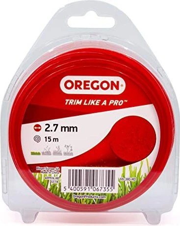 Oregon Trimmerfaden für Rasentrimmer orange, 2.7mm/15m