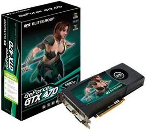 ECS Elitegroup GeForce GTX 470, 1.25GB GDDR5, 2x DVI, Mini HDMI