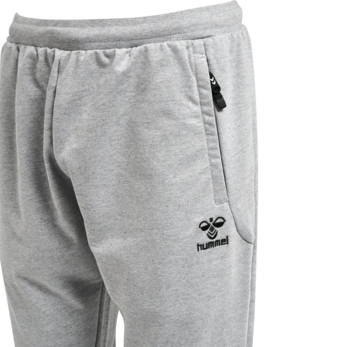 hummel Move Grid Cotton Trainingshose lang grey melange (Herren)