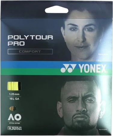 Yonex PolyTour Pro 125 flash yellow, 12m