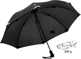 EuroSchirm Swing Liteflex Schirm schwarz reflektierend