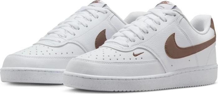 Nike Court Vision Low Next Nature white/mink brown (Damen)