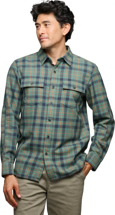 Black Diamond Project Twill Hemd langarm laurel green/charcoal (Herren)