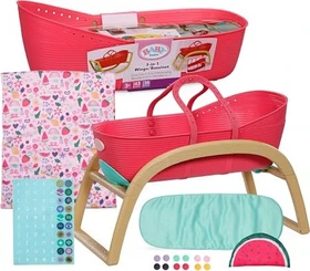 Zapf creation BABY born Zubehör - 3in1 Wiege Pinplay