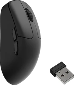 Keychron M2 Wireless Mouse schwarz, 8K PixArt 3950, USB/Bluetooth (M2-A23)