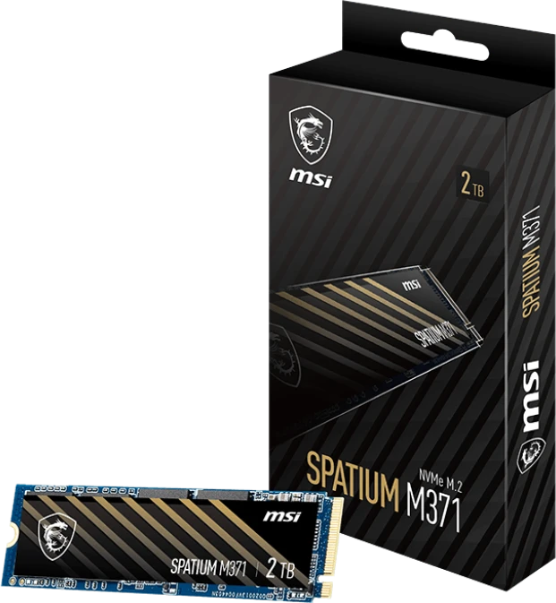 MSI Spatium M371 2TB, M.2 2280 / M-Key / PCIe 3.0 x4
