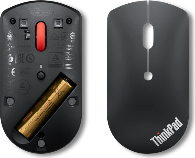 Lenovo ThinkPad Bluetooth Silent Mouse schwarz, Bluetooth
