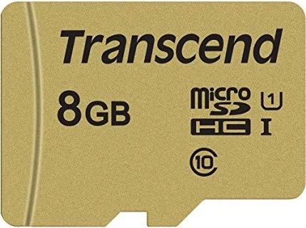 Transcend 500S, microSD UHS-I U1/U3, V30