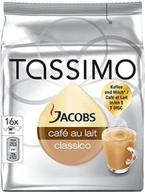 Tassimo T-Disc Jacobs Café au lait Kaffeekapseln, 80 Stück (5x 16 Stück)