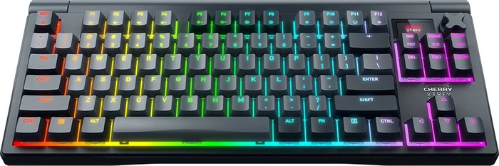 Cherry MX 8.3 TKL Wireless, Starfall Grey, grau/schwarz, MX2A RGB RED, USB/Bluetooth, DE