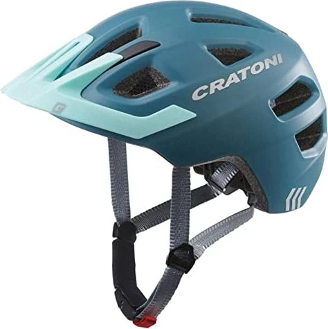 Cratoni Maxster Pro Kinderhelm steel/blue matt