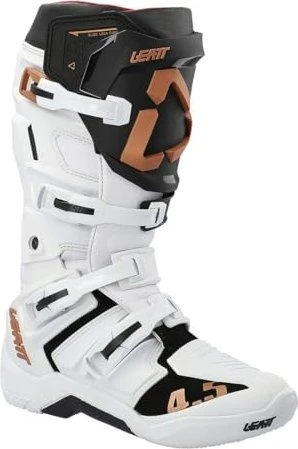 Leatt Boots 4.5 weiß/schwarz/bronze