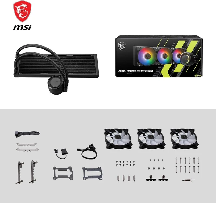 MSI MAG CoreLiquid E360, 360mm