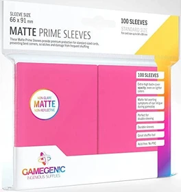 Gamegenic Matte Prime Sleeves pink, 100 Stück