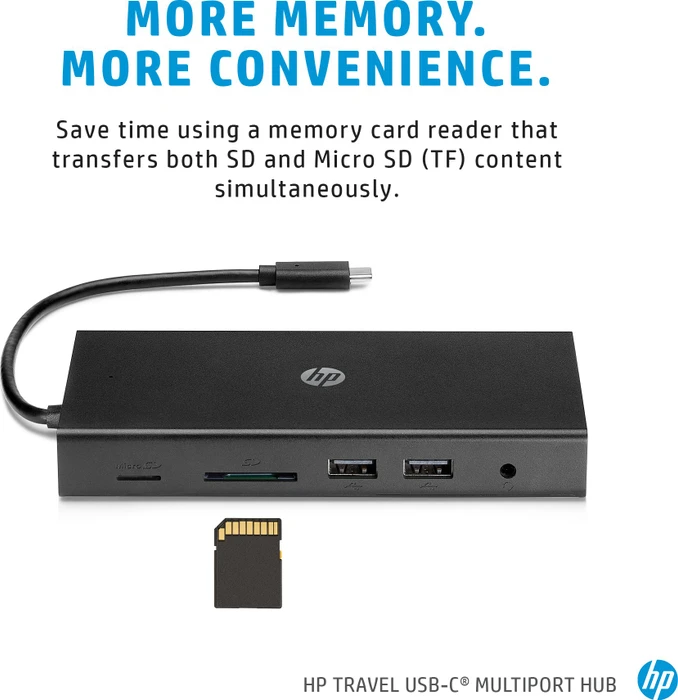 HP USB-C-Reisehub mit mehreren Anschlüssen, USB-C 3.0 [Stecker]