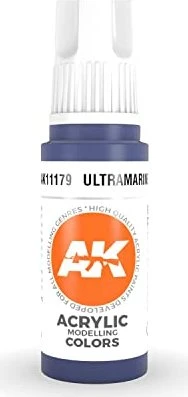 AK-Interactive 3rd Gen Acrylic Colors Acrylic Modelling Colors ultramarine, 17ml