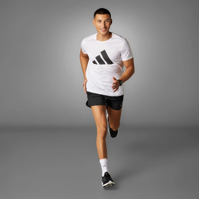 adidas Run It Laufshirt kurzarm weiß (Herren)