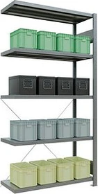 Schulte Lagertechnik Multiplus 250 Anbauregal 100x200x40cm verzinkt