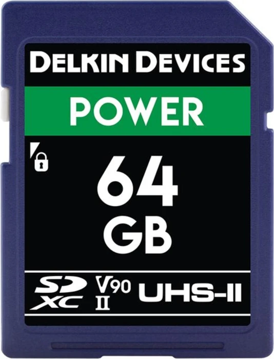 Delkin Power 2000X R300/W250 64GB, UHS-II U3, Class 10