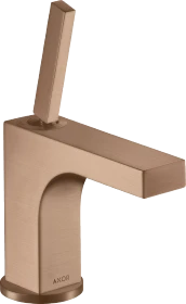 Hansgrohe Axor Citterio 90 für Handwaschbecken mit Zugstangen-Ablaufgarnitur brushed red gold