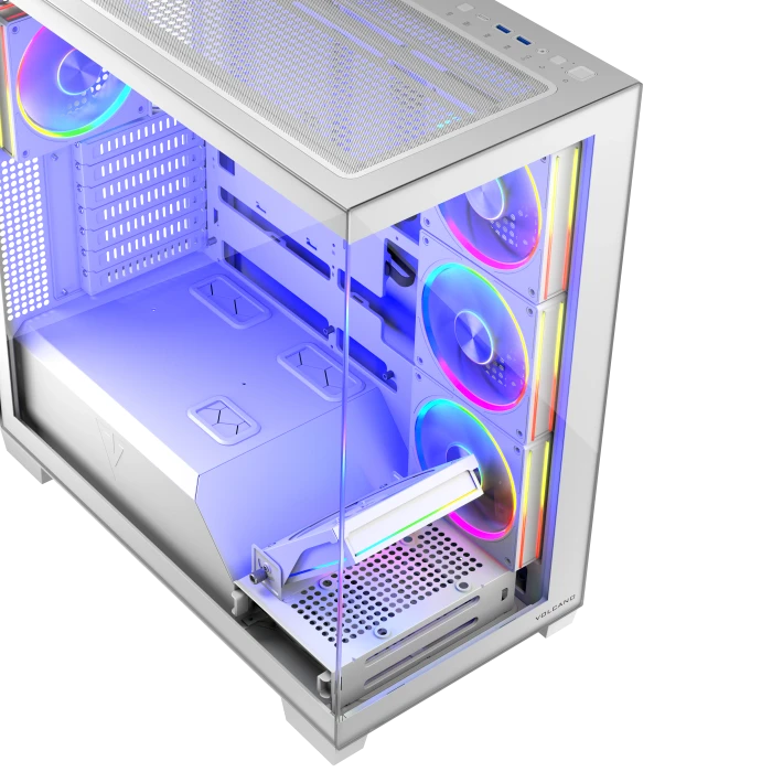 Modecom Volcano Stellar ARGB 5F White, Glasfenster