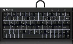 KeySonic KSK-3011ELC, schwarz, USB, DE