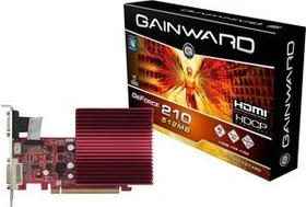 Gainward GeForce 210, 512MB DDR2, VGA, DVI, HDMI