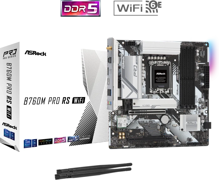 ASRock B760M Pro RS WiFi (Intel 1700)