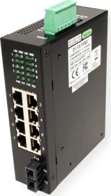 Roline Industrial Railmount Switch, 7x RJ-45, 1x RJ-45/SC-Duplex (21.13.1152)