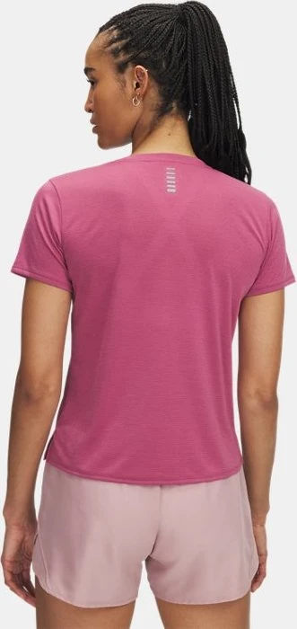 Under Armour Launch Funktionsshirt kurzarm fuchsia dusk/reflective (Damen)