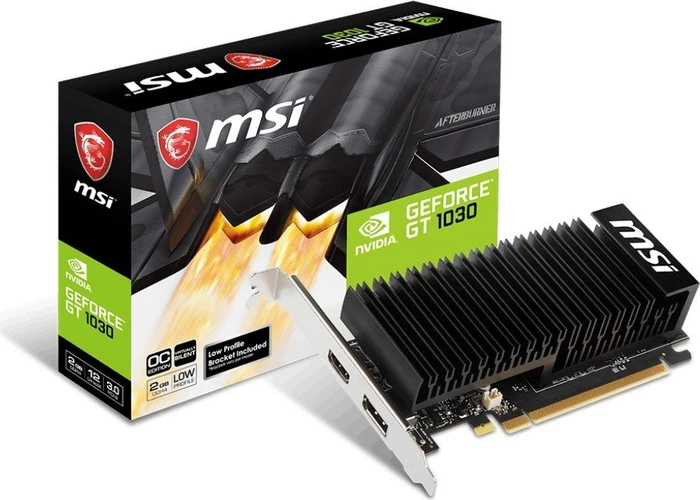 MSI GeForce GT 1030 2GHD4 LP OC, 2GB DDR4, HDMI, DP