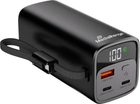 MediaRange Powerbank Fast Charge 65W 20000mAh schwarz
