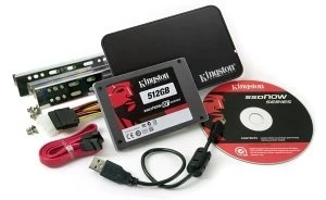 Kingston SSDNow V+ Drive - Bundle - 512GB, 2.5" / SATA 3Gb/s