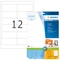 Herma Etiketten Premium, 97x42.3mm, weiß, matt, 10 Blatt (120 Etiketten) Vorschaubild
