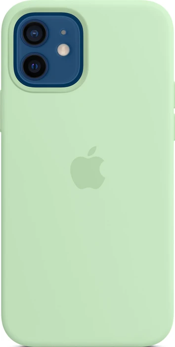 Apple Silikon Case mit MagSafe für iPhone 12/iPhone 12 Pro Pistazie