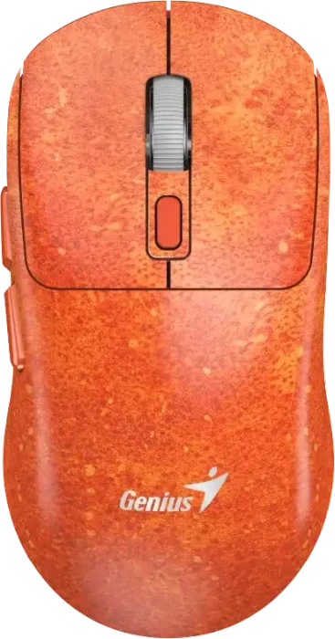 Genius NX-8260S BT Claw Edition Wireless Fast-Charging Rechargeable Silent Mouse, orange, USB/Bluetooth