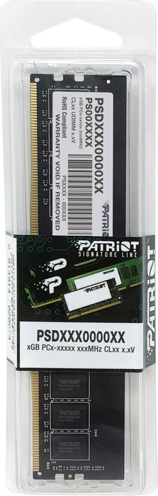 Patriot Signature Line UDIMM 8GB, DDR4-3200, CL22-22-22-52, 1R