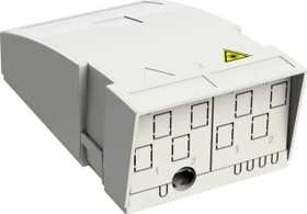 Kaiser Elektro Hausübergabepunkt HÜP, 4 Fasern, 2 LC/APC DX, Shutter
