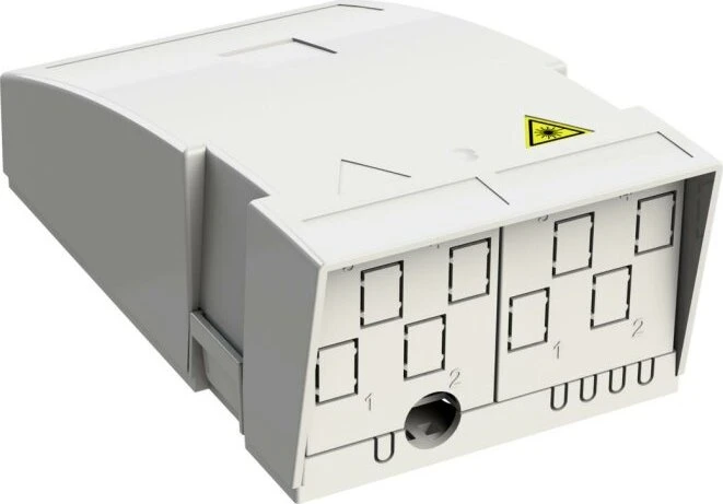 Kaiser Elektro Hausübergabepunkt HÜP, 4 Fasern, 2 LC/APC DX, Shutter