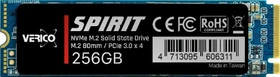 Verico Spirit SSD 256GB, M.2 2280 / M-Key / PCIe 3.0 x4 (1SSOS-SSMBK3-NN)