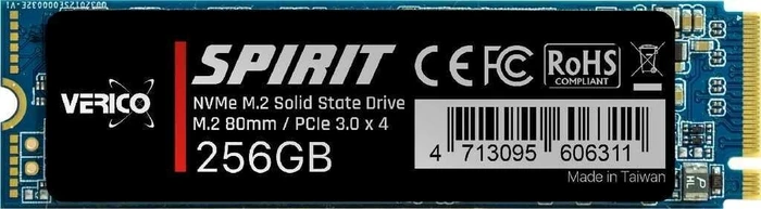 Verico Spirit SSD 256GB, M.2 2280 / M-Key / PCIe 3.0 x4
