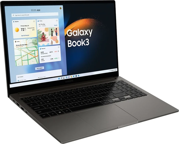 Samsung Galaxy Book3 15, Graphite, Core i5-1340P, 8GB RAM, 512GB SSD, Arc A350M Graphics, DE