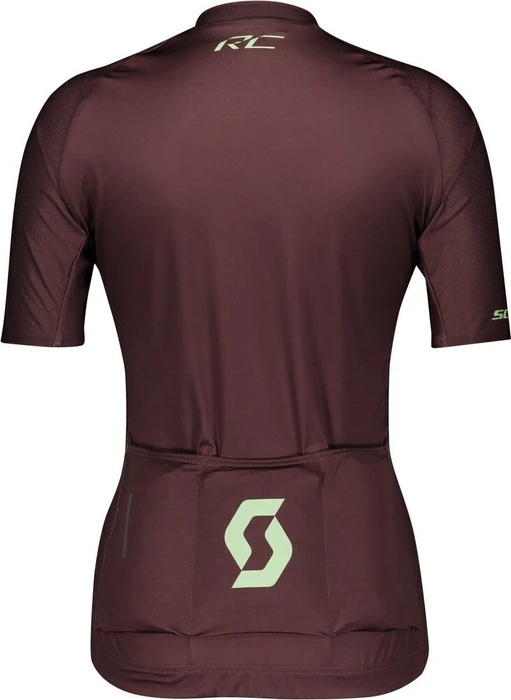 Scott RC Premium Trikot kurzarm maroon red/mint green (Damen)