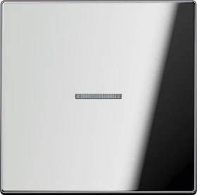 Jung Serie LS eNet Taster Standard 1fach Metall, glanzchrom
